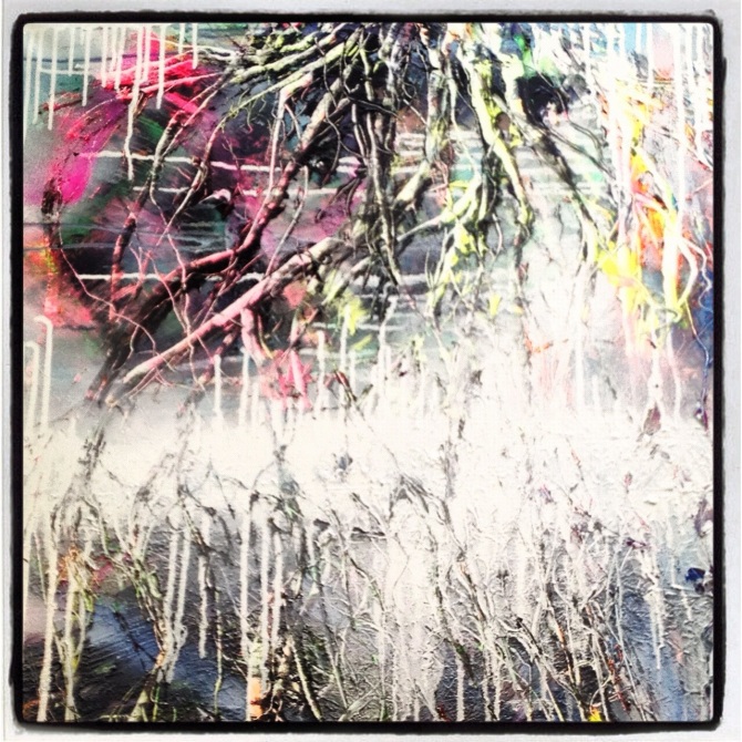 ROOTS - 2011, spray paint on canvas